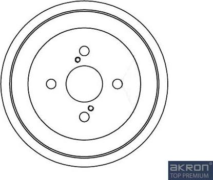 AKRON-MALÒ 1120072 - Спирачен барабан vvparts.bg