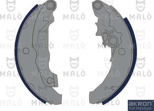 AKRON-MALÒ 1390094 - Комплект спирачна челюст vvparts.bg