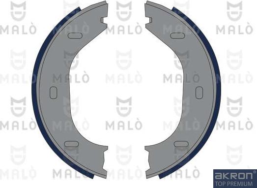 AKRON-MALÒ 1390009 - Комплект спирачна челюст, ръчна спирачка vvparts.bg