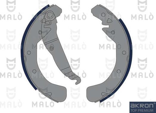 AKRON-MALÒ 1390381 - Комплект спирачно феродо, дискови спирачки vvparts.bg