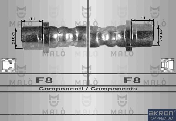 AKRON-MALÒ 8935 - Спирачен маркуч vvparts.bg