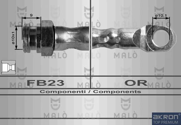 AKRON-MALÒ 8510 - Спирачен маркуч vvparts.bg