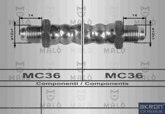 AKRON-MALÒ 8378 - Спирачен маркуч vvparts.bg