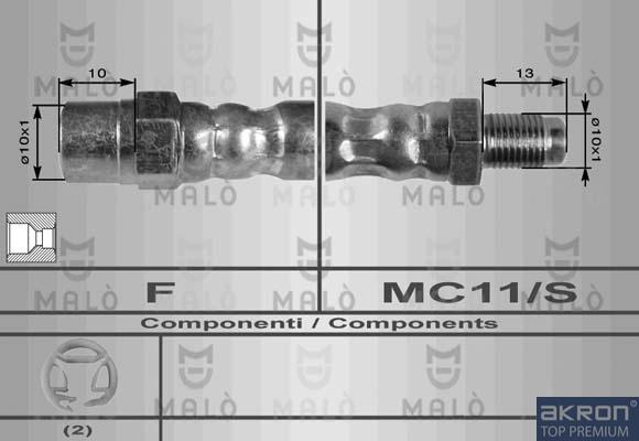 AKRON-MALÒ 8249 - Спирачен маркуч vvparts.bg