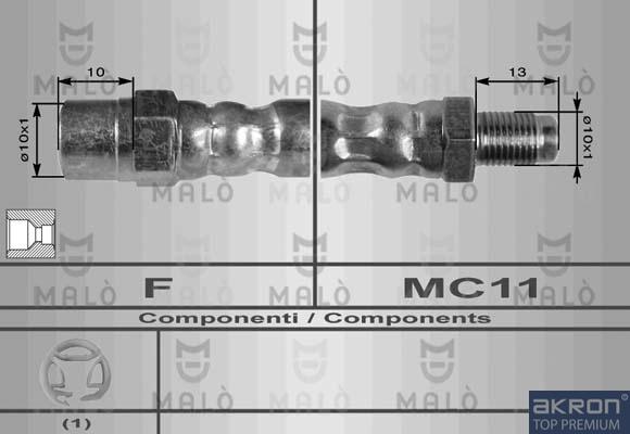 AKRON-MALÒ 8228 - Спирачен маркуч vvparts.bg