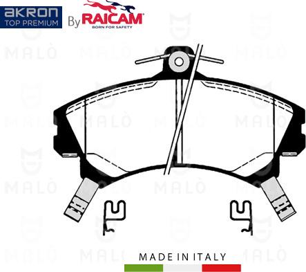 AKRON-MALÒ 28480035 - Комплект спирачно феродо, дискови спирачки vvparts.bg