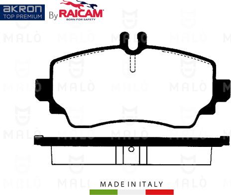 AKRON-MALÒ 28480393 - Комплект спирачно феродо, дискови спирачки vvparts.bg