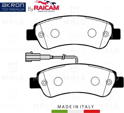 AKRON-MALÒ 28481223OES - Комплект спирачно феродо, дискови спирачки vvparts.bg