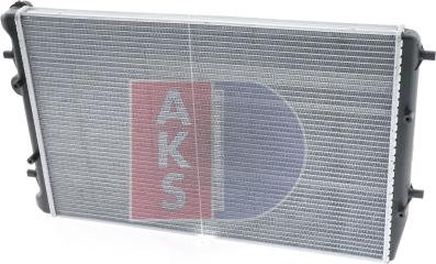 AKS Dasis 490009N - Радиатор, охлаждане на двигателя vvparts.bg
