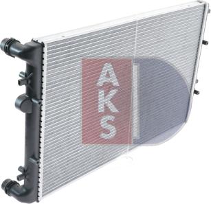 AKS Dasis 490009N - Радиатор, охлаждане на двигателя vvparts.bg