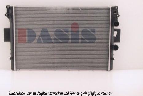 AKS Dasis 400820N - Радиатор, охлаждане на двигателя vvparts.bg