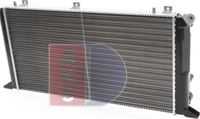 AKS Dasis 480550N - Радиатор, охлаждане на двигателя vvparts.bg