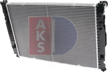 AKS Dasis 480058N - Радиатор, охлаждане на двигателя vvparts.bg