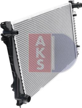 AKS Dasis 480053N - Радиатор, охлаждане на двигателя vvparts.bg