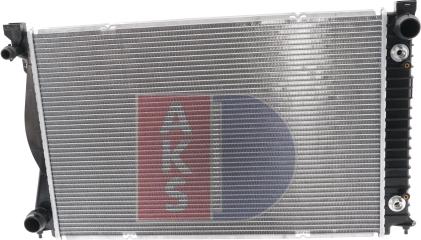 AKS Dasis 480053N - Радиатор, охлаждане на двигателя vvparts.bg