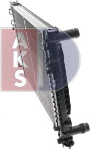 AKS Dasis 480012N - Радиатор, охлаждане на двигателя vvparts.bg