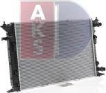 AKS Dasis 480034N - Радиатор, охлаждане на двигателя vvparts.bg