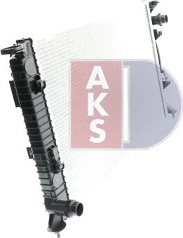 AKS Dasis 480079N - Радиатор, охлаждане на двигателя vvparts.bg