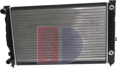 AKS Dasis 480370N - Радиатор, охлаждане на двигателя vvparts.bg