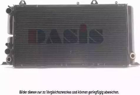 AKS Dasis 480250N - Радиатор, охлаждане на двигателя vvparts.bg