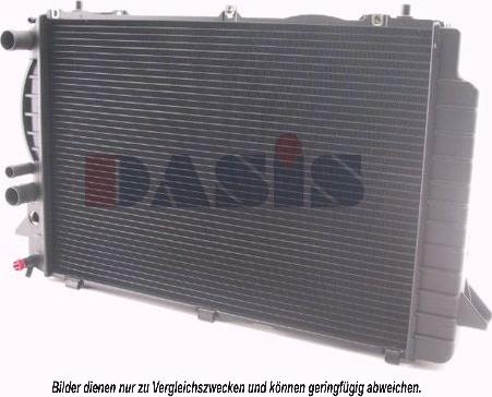 AKS Dasis 481420N - Радиатор, охлаждане на двигателя vvparts.bg