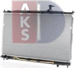 AKS Dasis 560044N - Радиатор, охлаждане на двигателя vvparts.bg