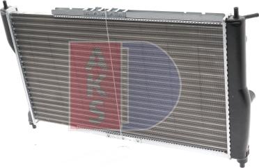 AKS Dasis 510009N - Радиатор, охлаждане на двигателя vvparts.bg