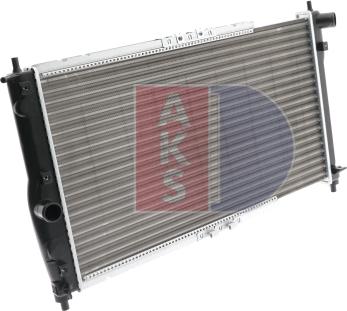 AKS Dasis 510009N - Радиатор, охлаждане на двигателя vvparts.bg
