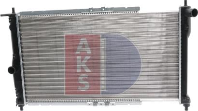 AKS Dasis 510009N - Радиатор, охлаждане на двигателя vvparts.bg