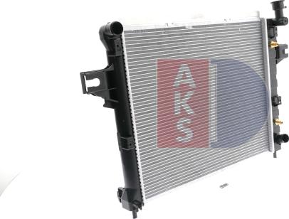 AKS Dasis 520020N - Радиатор, охлаждане на двигателя vvparts.bg