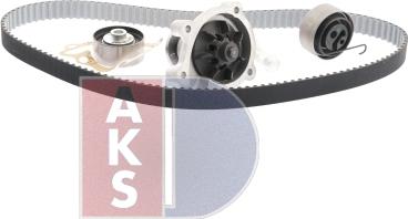 AKS Dasis 570361N - Водна помпа+ к-кт ангренажен ремък vvparts.bg