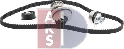 AKS Dasis 570316N - Водна помпа+ к-кт ангренажен ремък vvparts.bg