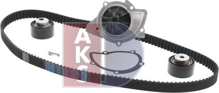 AKS Dasis 570317N - Водна помпа+ к-кт ангренажен ремък vvparts.bg