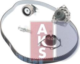 AKS Dasis 570332N - Водна помпа+ к-кт ангренажен ремък vvparts.bg