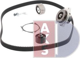 AKS Dasis 570324N - Водна помпа+ к-кт ангренажен ремък vvparts.bg