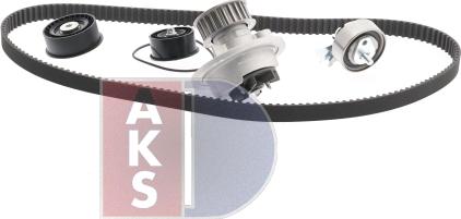 AKS Dasis 570321N - Водна помпа+ к-кт ангренажен ремък vvparts.bg