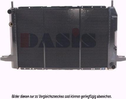 AKS Dasis 090470N - Радиатор, охлаждане на двигателя vvparts.bg