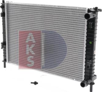 AKS Dasis 090009N - Радиатор, охлаждане на двигателя vvparts.bg