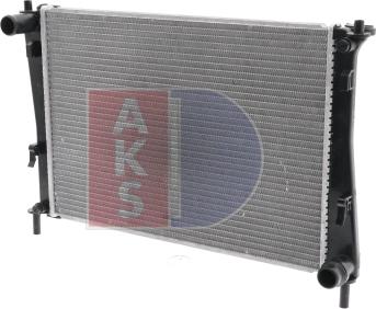 AKS Dasis 090016N - Радиатор, охлаждане на двигателя vvparts.bg