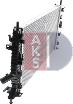 AKS Dasis 090011N - Радиатор, охлаждане на двигателя vvparts.bg