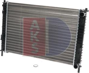 AKS Dasis 090017N - Радиатор, охлаждане на двигателя vvparts.bg