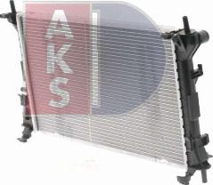 AKS Dasis 090087N - Радиатор, охлаждане на двигателя vvparts.bg