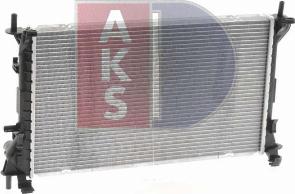 AKS Dasis 090087N - Радиатор, охлаждане на двигателя vvparts.bg
