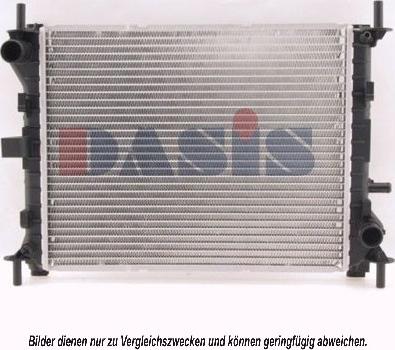 AKS Dasis 091450N - Радиатор, охлаждане на двигателя vvparts.bg