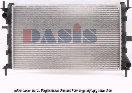 AKS Dasis 091470N - Радиатор, охлаждане на двигателя vvparts.bg