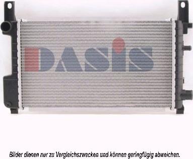 AKS Dasis 091110N - Радиатор, охлаждане на двигателя vvparts.bg