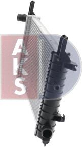 AKS Dasis 091110N - Радиатор, охлаждане на двигателя vvparts.bg