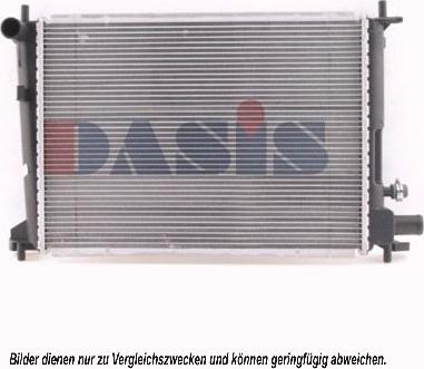 AKS Dasis 091370N - Радиатор, охлаждане на двигателя vvparts.bg