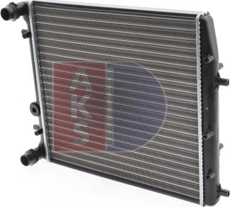 AKS Dasis 040008N - Радиатор, охлаждане на двигателя vvparts.bg