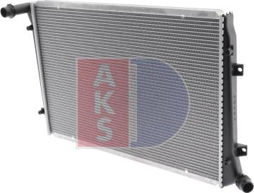AKS Dasis 040029N - Радиатор, охлаждане на двигателя vvparts.bg